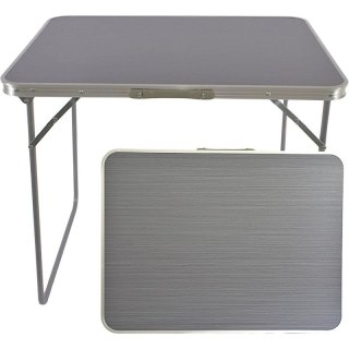 STOLIK TURYSTYCZNY SKŁADANY KEMPINGOWY 80X60X70CM SZARY
