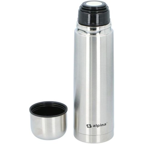 TERMOS TERMICZNY TURYSTYCZNY ALPINA 750ML SREBRNY Alpina