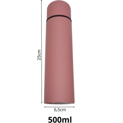 TERMOS TURYSTYCZNY 500ML EXCELLENT HOUSEWARE RÓŻOWY Excellent houseware