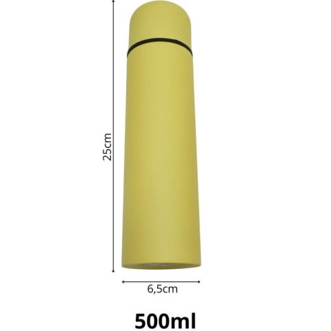 TERMOS TURYSTYCZNY 500ML EXCELLENT HOUSEWARE ŻÓŁTY Excellent houseware