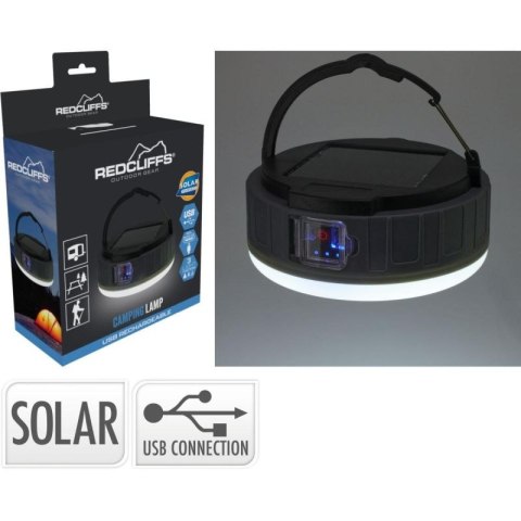 LATARKA LAMPA CAMPING SOLARNA USB REDCLIFFS Redcliffs