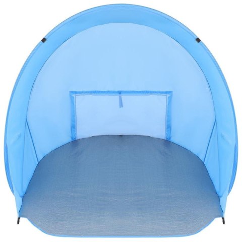 NAMIOT PARAWAN PLAŻOWY SAMOROZKŁADAJĄCY 145x105x100/75CM NIEBIESKI