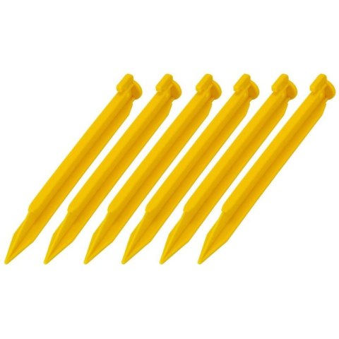 ŚLEDZIE DO NAMIOTU 22CM KPL. 6SZT PLASTIK ENERO CAMP Enero