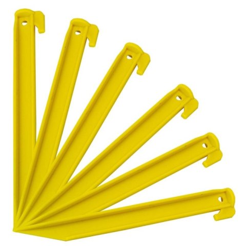 ŚLEDZIE DO NAMIOTU 22CM KPL. 6SZT PLASTIK ENERO CAMP Enero