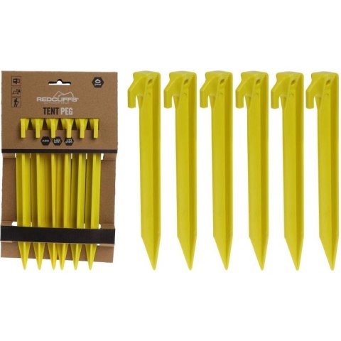ŚLEDZIE DO NAMIOTU 23CM KPL. 6SZT PLASTIK REDCLIFFS Redcliffs
