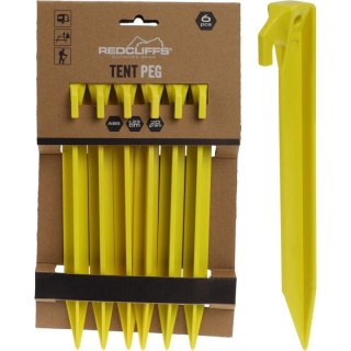 ŚLEDZIE DO NAMIOTU 23CM KPL. 6SZT PLASTIK REDCLIFFS Redcliffs