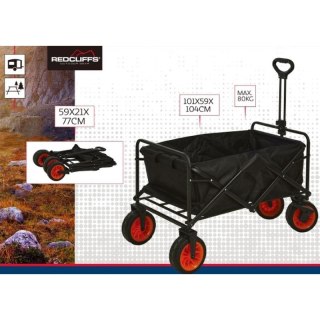 WÓZEK TURYSTYCZNO PLAŻOWY DUŻY SKŁADANY Z UCHWYTEM REDCLIFFS Redcliffs