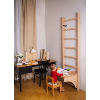 DRABINKA Z DREWNIANYM DO PODCIĄGANIA Z BIURKIEM BENCHK 112 Benchk