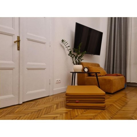 MATERAC GIMNASTYCZNY SKŁADANY BRĄZOWY 180CM BENCHK Benchk