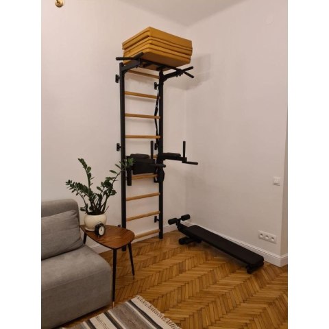 MATERAC GIMNASTYCZNY SKŁADANY BRĄZOWY 180CM BENCHK Benchk