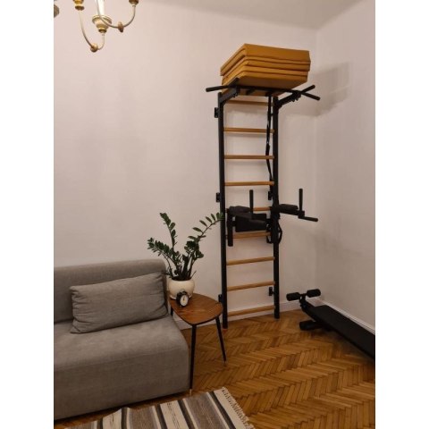 MATERAC GIMNASTYCZNY SKŁADANY BRĄZOWY 180CM BENCHK Benchk