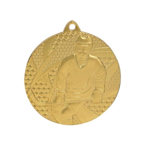 Medal złoty- hokej - medal stalowy