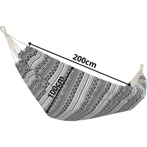 HAMAK OGRODOWY 1 OSOBOWY 200x100CM ETNO Z POKROWCEM 1063980
