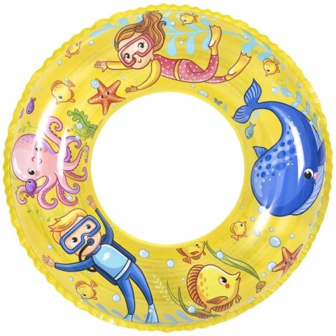 KÓŁKO DO PŁYWANIA PODWODNY ŚWIAT 60CM 37592 - ŻÓŁTE