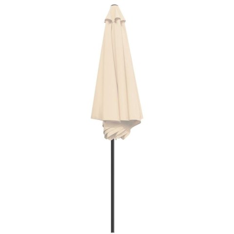 PARASOL OGRODOWY 300CM SKŁADANY BEŻOWY