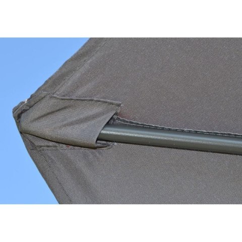 PARASOL OGRODOWY 300CM SKŁADANY SZARY