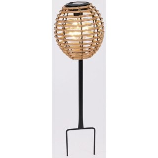 LAMPA SOLARNA KULA RATTAN BRĄZOWA PROGARDEN PROGARDEN