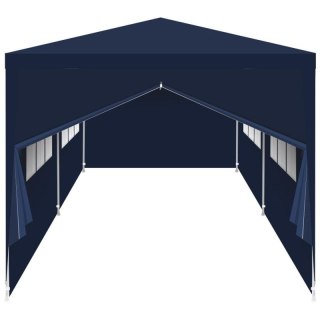 PAWILON NAMIOT OGRODOWY CATERINGOWY PE 6x3M + 6 ŚCIANEK GRANATOWY