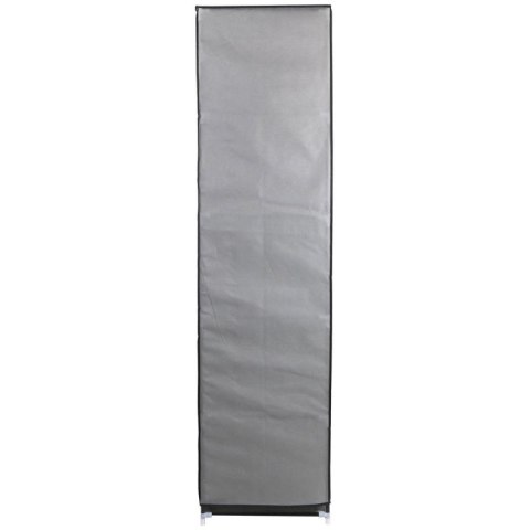 SZAFA TEKSTYLNA GARDEROBA 175x133x43CM CIEMNO-SZARA 28873