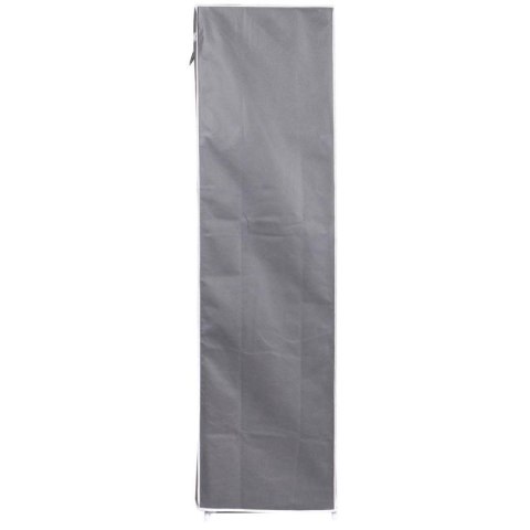 SZAFA TEKSTYLNA GARDEROBA 90x45x170CM CIEMNO-SZARA 8811