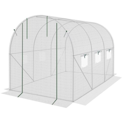 FOLIA POSZYCIE COVER NA TUNEL OGRODOWY SZKLARNIĘ 200x300x200CM BIAŁA