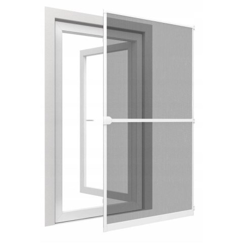 MOSKITIERA DRZWI ALU 100X215 BIAŁA BASIC PLUS