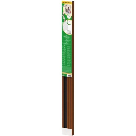 MOSKITIERA OKNO ALU 100X120 BRĄZ PLUS
