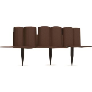 PALISADA OGRODOWA OBRZEŻE TRAWNIKOWE 302CM IPAL 6 BRĄZ