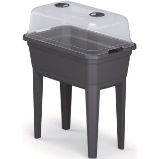 SZKLARNIA STOJĄCA ROZSADNIK RESPANA SET ECOLINE 59,6x36,8x75,3CM ANTRACYT