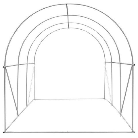 SZKLARNIA TUNEL OGRODOWY 200X300X200CM PE KONTRUKCJA STAL BIAŁA