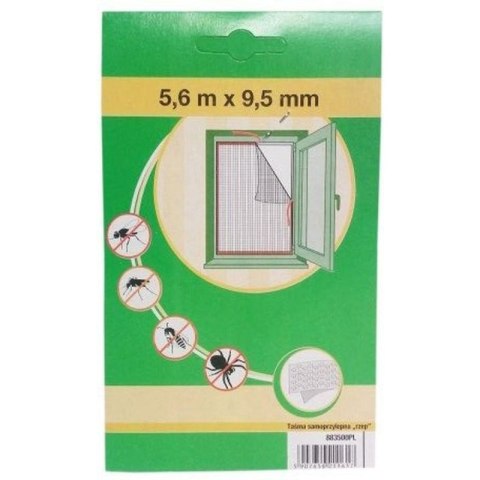 TAŚMA SAMOPRZYLEPNA NA RZEP DO MOSKITIER DŁ 5,6M SZER 9,5MM