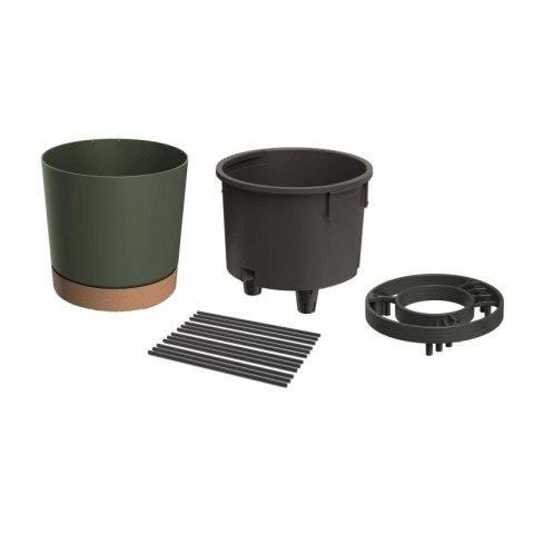 DONICZKA DO SADZENIA POMIDORÓW Z DRABINKĄ POJEMNOŚCI 35L HOME GROWER ZIELONA PINIA