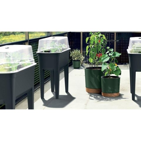 DONICZKA DO SADZENIA POMIDORÓW Z DRABINKĄ POJEMNOŚCI 35L HOME GROWER ZIELONA PINIA
