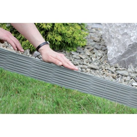 PALISADA OGRODOWA OBRZEŻE TRAWNIKOWE BORDER WIKLINA 390CM BRĄZ