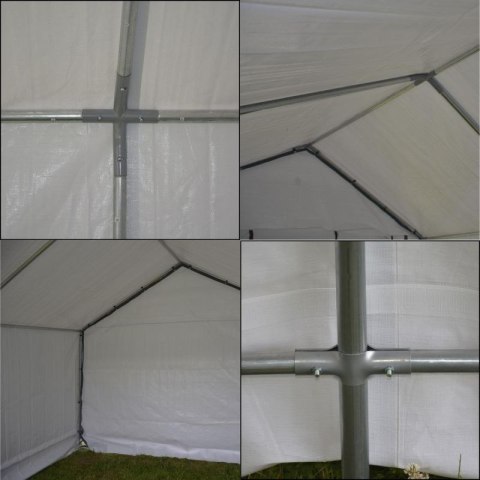 PAWILON GARAŻ OGRODOWY 3.50x3.50x2,60M SZARY SASKA GARDEN SASKA