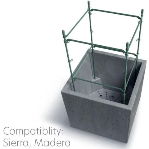 PODPORA DO ROŚLIN FLOO SUPPORTS 29x29x120 CM ZIELONY LEŚNY