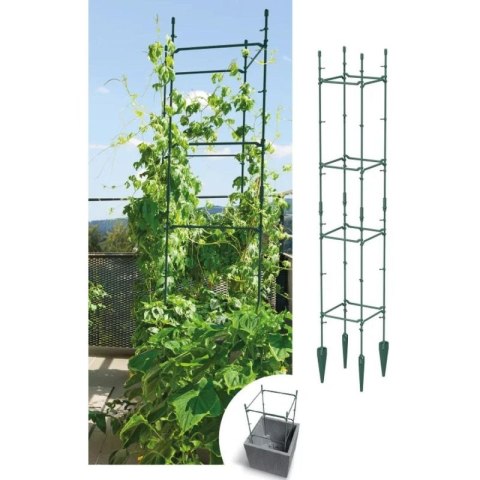 PODPORA DO ROŚLIN FLOO SUPPORTS 29x29x120 CM ZIELONY LEŚNY
