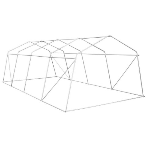 SZKLARNIA TUNEL OGRODOWY 300x600x200CM PE KONSTRUKCJA STAL ZIELONY