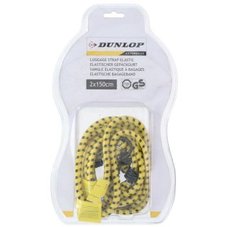 TAŚMY GUMY DO MOCOWANIA BAGAŻU HAKI DUNLOP DŁ 150CM 2szt ŻÓŁTY Dunlop