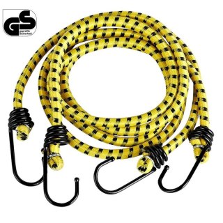 TAŚMY GUMY DO MOCOWANIA BAGAŻU HAKI DUNLOP DŁ 150CM 2szt ŻÓŁTY Dunlop