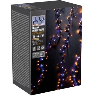 LAMPKI CHOINKOWE ŁAŃCUCH ŚWIETLNY 710 LED BIAŁY/CIEPŁY BIAŁY