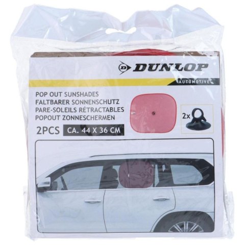 OSŁONA PRZECIWSŁONECZNA Z PRZYSSAWKĄ 2SZT DUNLOP CZERWONA Dunlop