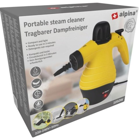 RĘCZNY ODKURZACZ MYJKA PAROWA ALPINA 900-1050W Alpina