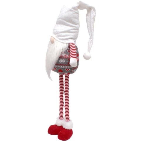 SKRZAT GNOM NA TELESKOPOWYCH NOGACH BIAŁY 80-115CM