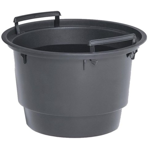 DONICZKA DO KWIATÓW MILLY NA NODZE ŚR 24CM BIAŁY