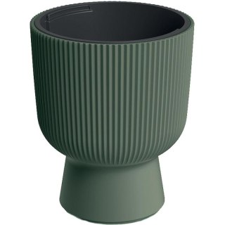 DONICZKA DO KWIATÓW MILLY NA NODZE ŚR 24CM ZIELONA PINA