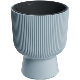 DONICZKA DO KWIATÓW MILLY NA NODZE ŚR 30CM JASNY SZARY