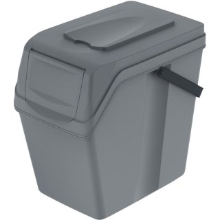 ŚMIETNIK KOSZ NA ŚMIECI 25L SORTIBOX SZARY KAMIEŃ