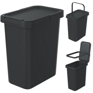 ŚMIETNIK KOSZE NA ŚMIECI 12 L SYSTEMA SORTIBOX CZARNY RECYKLING