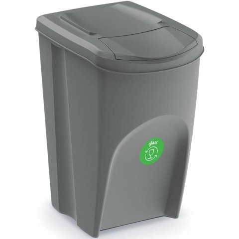 ŚMIETNIK KOSZE NA ŚMIECI 35 L SORTIBOX SET4 SZT. SZARY KAMIEŃ